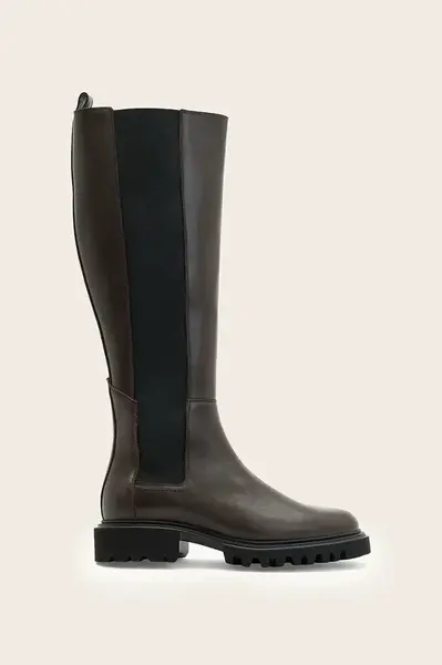 AllSaints  Kožené kozačky  MAEVE BOOT