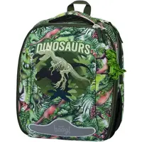 BAAGL SHELLY DINOSAURUS Školní aktovka, zelená, velikost