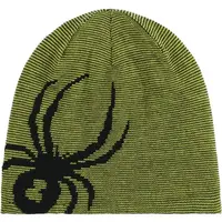 Spyder REVERSIBLE Pánská oboustranná zimní čepice, tmavě zelená, velikost