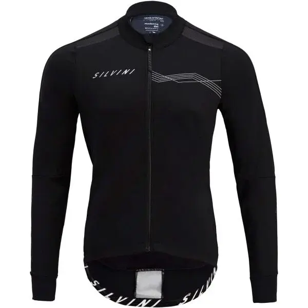 SILVINI GHISALLO M Pánská cyklistická bunda, černá, velikost XXXL