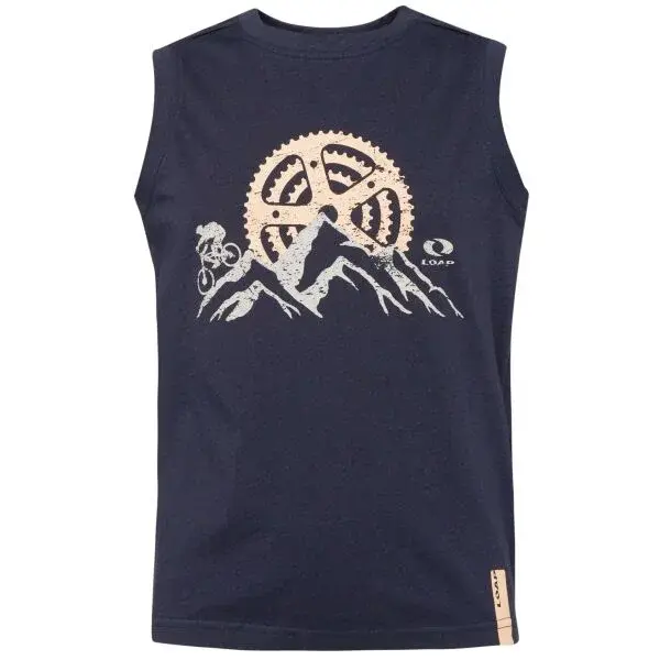 LOAP BOOMEN Chlapecké tílko, tmavě modrá, velikost 158-164