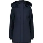 CMP WOMAN COAT ZIP HOOD Dámský softshellový kabát, tmavě modrá, velikost