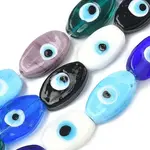 Handmade Evil Eye Lampwork Beads Strands