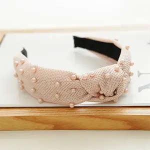Mesh Beaded Cloth Hair Bands