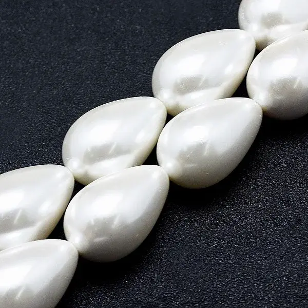 Electroplate Shell Pearl Beads Strands