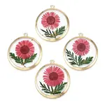 Alloy Epoxy Resin Pendants