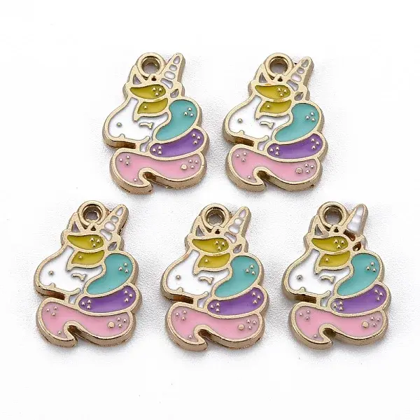 Alloy Enamel Pendants