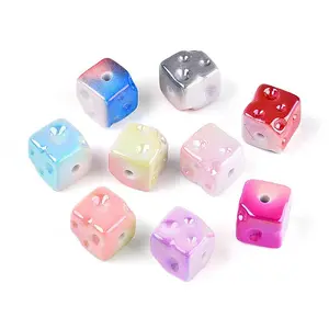 UV Plating Opaque Acrylic Beads
