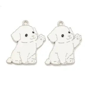 Rack Plating Alloy Enamel Pendants