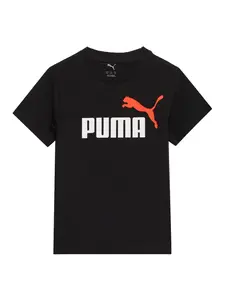 PUMA Tričko 'ESS No.1'  oranžová / čierna / biela