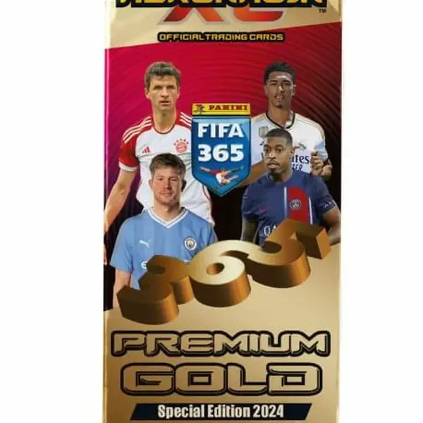 Fotbalové karty Panini FIFA 365 2023/2024 - premium gold balíček