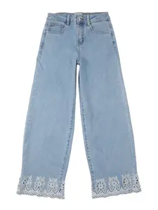 ONLY GIRLS Džínsy  modrá denim / biela