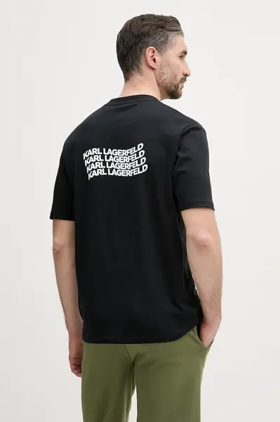 Karl Lagerfeld tričko pánské bavlněné