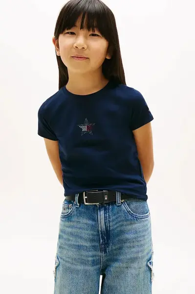 Tommy Hilfiger tričko dětské bavlněné s elastanem