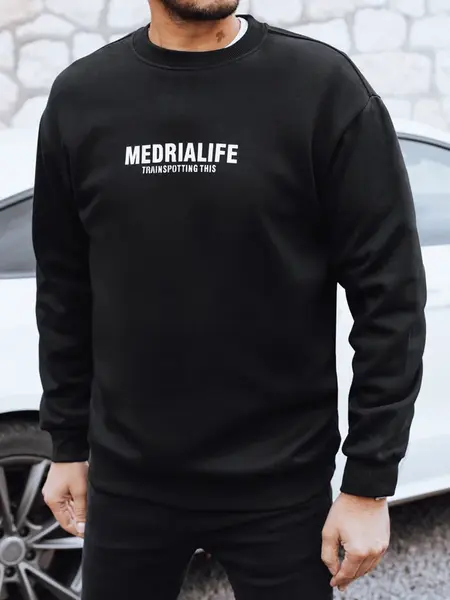 Černá mikina Medrialife