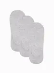 Ombre Men's foot socks 3-pack - white