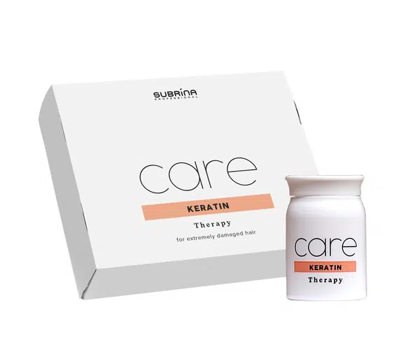 Ampulky pro extrémně poškozené vlasy Subrina Professional Care Keratin Therapy - 6 x 10 ml (060271) + dárek zdarma
