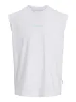 JACK & JONES Tričko 'JCOETERNA'  pastelovo modrá / čierna / biela