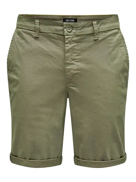 Only & Sons Chino nohavice 'Peter'  kaki