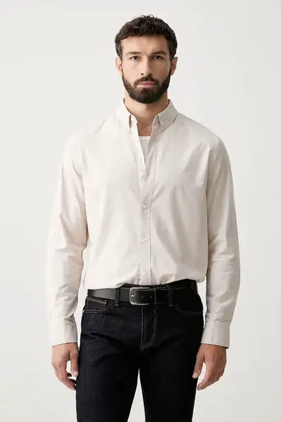 Calvin Klein Jeans košile pánská bavlněná s elastanem