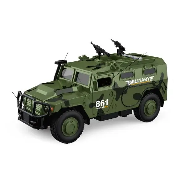 Auto vojenské s efekty 25,5 cm