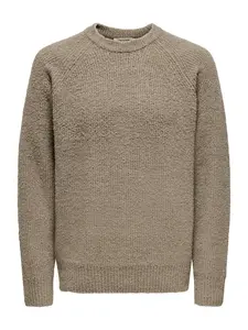 Only & Sons Sveter 'DALE'  hnedá