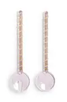 &k amsterdam  Salátové lžíce  sling pink 2-pack