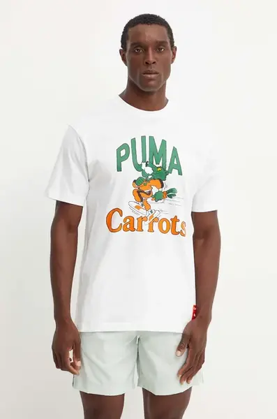Puma  Bavlněné tričko   X CARROTS Graphic Tee