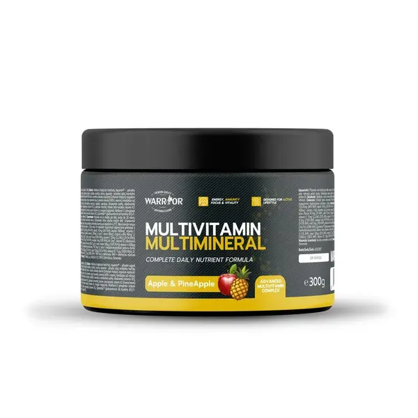 Warrior Multivitamin Multimineral 300g Apple & PineApple