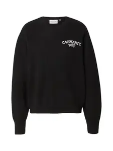 Carhartt WIP Sveter 'Hugging Cats'  čierna / biela