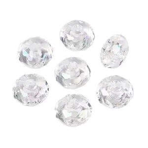 Transparent Acrylic European Beads