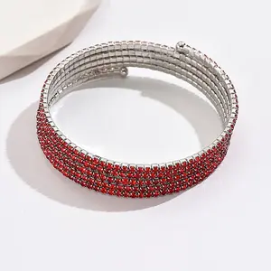 Platinum Brass Multi Layer Wrap Bracelets