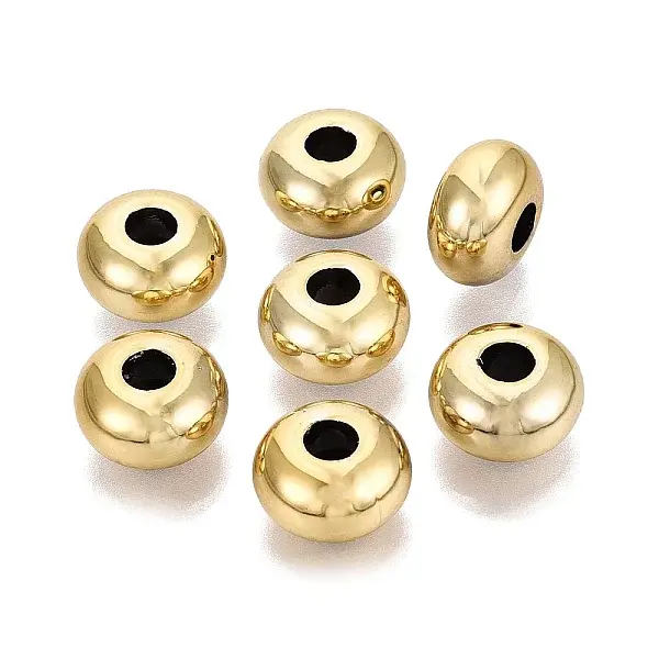 UV Plating Opaque Acrylic European Beads