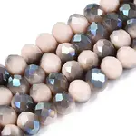 Electroplate Opaque Glass Beads Strands