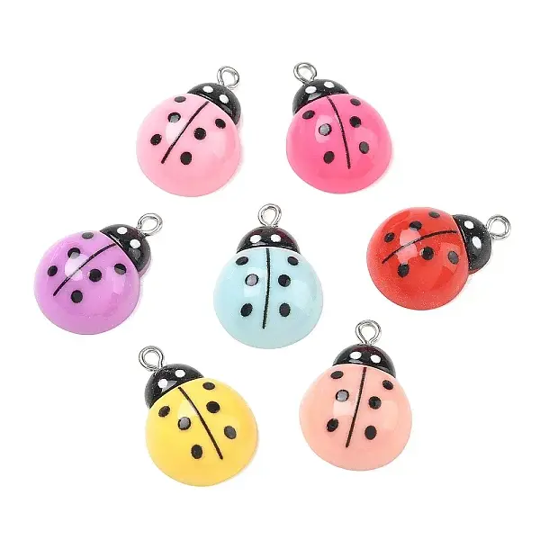 Opaque Resin with Alloy Pendants