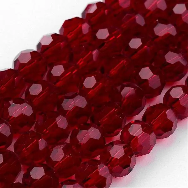 Transparent Glass Bead Strands