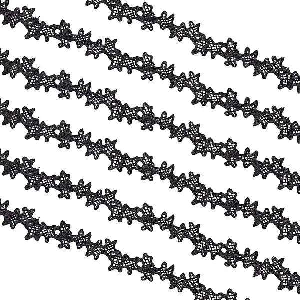 Star Polyester Lace Trim Ribbon