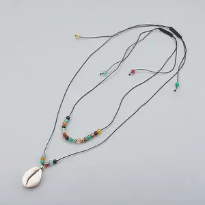 Cowrie Shell Beads Pendants Necklaces Sets