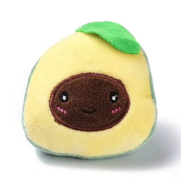 Cartoon Avocado Non Woven Fabric Brooch