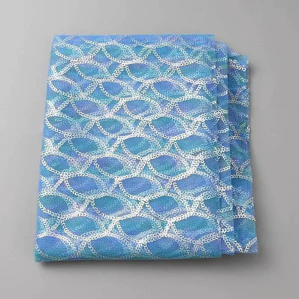 Fish Scale Pattern Polyester Fabric