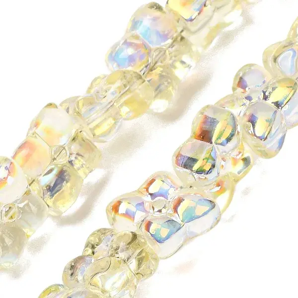 Transparent Glass Beads Strands