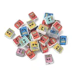 Printed Handmade Polymer Clay Beads