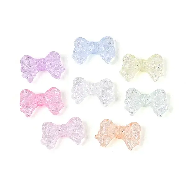 Transparent Crackle Acrylic Beads