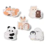 Animal Teammate Theme Acrylic Brooches for Backpack Clothes