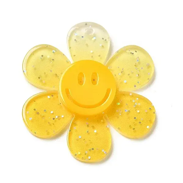 Gradient Color Transparent Acrylic Pendants