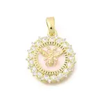 Brass Clear Cubic Zirconia Pendants
