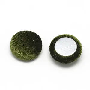 Velvet Cloth Fabric Covered Cabochons