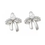 Alloy & ABS Plastic Pearl Pendants