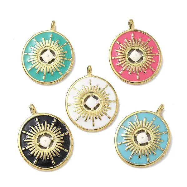 304 Stainless Steel Enamel Pendants
