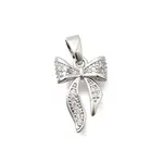 Brass Clear Cubic Zirconia Pendants